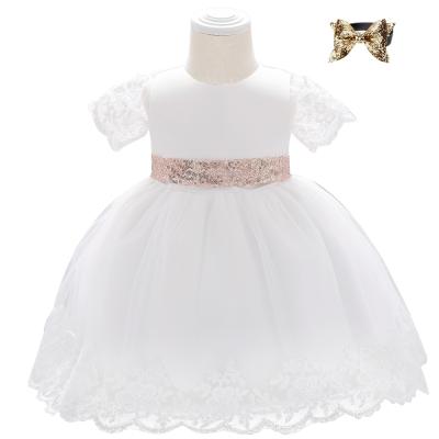 China Newest Baby Girl Dress Anti-wrinkle 2 Years Party Wear Kids Girl Dress Baby Party Birthday Dress TZ033 for sale