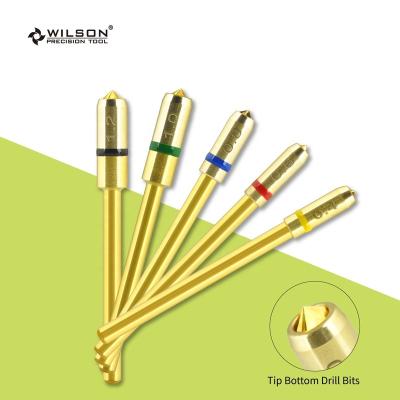 China Quickly Remove RTS/Tip Bottom Drill Bit Gold Coating High Wear Resistance Long Lifespan Carbide Nail Bit Nail Polish Tool for sale