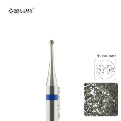 China Quickly Remove RTS/1.0mm Ball Shape Well Sunshine Nail Polish Tool Cuticle Nail Tool OEM ODM 2.35mm Diamond Nail Bit High Quality for sale