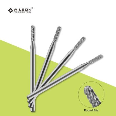 China Quickly Remove 1.6mm Round Bit Uncoatedc Solid Carbide 5 In 1 Bits Durable Fast Armor Removal Carbide Nail Bits for sale