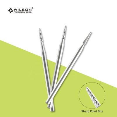 China Quickly Remove 1.6mm Sharp Point Bit Silver Sun Nail Desktop Factory Price Portable Carbide Nail Coating Bit Popular Good for sale