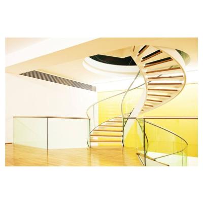 China Industrial CBDMART Staircase  Steel Staircase Railing Design White Beige Marble Staircase Stair Tread Design for sale