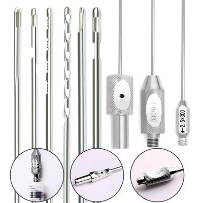 China Steel Luer Lock Use Manufacturers Medical Multi Hole Instruments Plastic Surgery Instruments Fat Infiltration Fat Graft Liposuction Cannula for sale