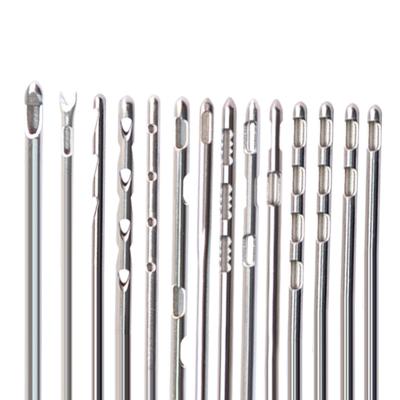 China High Quality Plastic Surgery Steel Medical Instruments Recycle Liposuction Disposable Multi Needle Holes Liposuction Cannula Set for sale