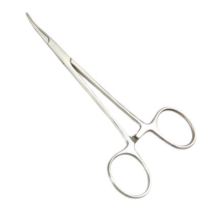 China Steel High End Hemostatic Forceps 12.5cm High Quality Stainless Medical Curved Steel For Forceps for sale