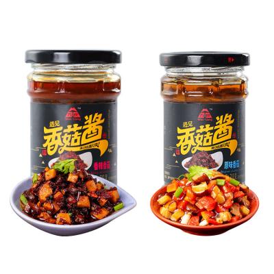 China A versatile seasoning sauce to elevate the umami taste of hot sauce flavors shiitake mixed mushroom sauce to dishes 210g for rice for sale