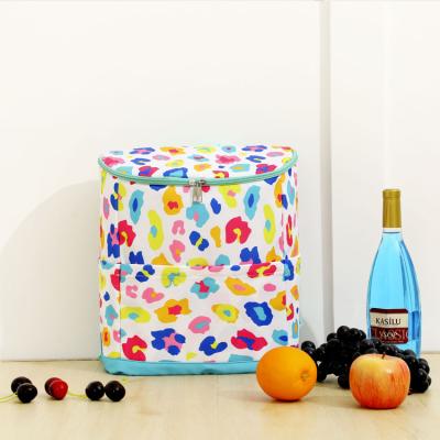 China Fashion Colors Soft Cooler Bag Leopard Waterproof Backpack Insulated Custom Cooler Bag Large Cooler Bag for sale