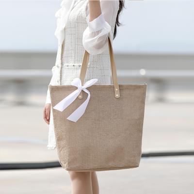 China Large Capacity Striping Fabric Bags Large Capacity Beach Tote Bag Wholesale Handbag Shoulder Tote Bag for sale