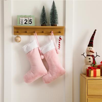 China Christamas Decoration Sublimation Stocking Custom Monogrammed Christmas Flannel Stocking Christmas Stocking for sale