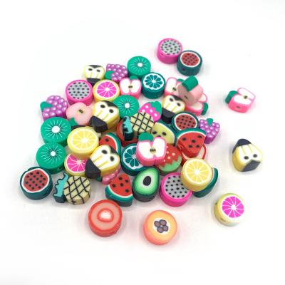 China DIY Jewelry Making Crafts Jewelry Making DIY Round Heart Shape Cartoon Slice Candy Polymer Clay Beads for sale