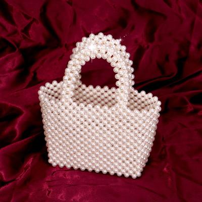 China Fashion Design Luxury Handbags Ladies Beads Handmade Beaded Bag Wedding Beading Handbags For Women for sale