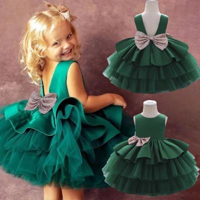 China Sale Ball Gown Girls Sequin Bridesmaid Regular Top Newborn Dress 10 Colors Puffy Birthday Tutu Dress Beautiful for sale