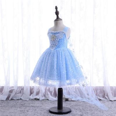 China Kids Fancy Dress Elsa Dress for Girl Cosplay Snow Queen Princess Costume Kids Halloween costume for sale