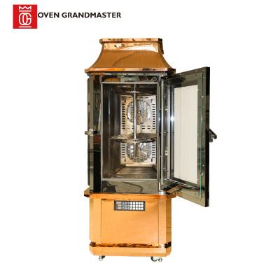 China Hot Blast Chicken Grill Machines 17KW Restaurant Chicken Rotisserie Oven for sale