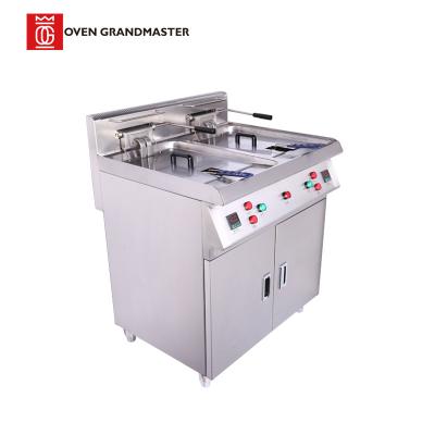 Chine Friteuse commerciale de cylindre de double du restaurant 380V de cuiseur de wok de l'induction 12KW à vendre