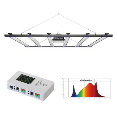 China FLOWER Elf 1000W 8 Watt 8Bar Ppfd 1000 Watt Foldable Lm301B Lm281B 800Watt Yiled Bar 301B IR UV Lights Wat Par 800 800W Led To Grow Light for sale