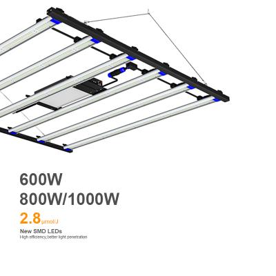 China FLOWER 10 High Flower Booster UV Plant 660W 2021 Adjustable Bar 640W Foldable Full Spectrum LED Grow Light for sale