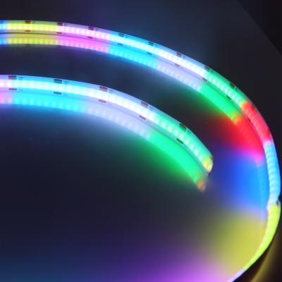 China Applications ce rohs 5v ws2812 indoor or outdoor accessible dream led strip lights disco running rgb serial accessible ws2812 led strip for sale