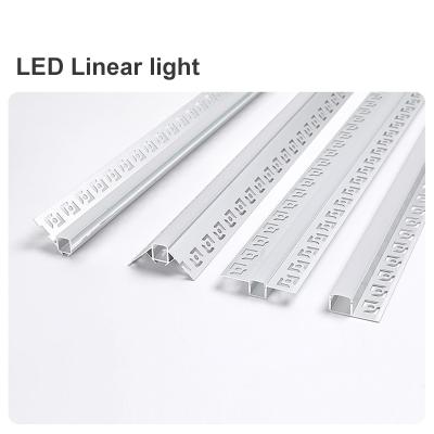 China Furniture Perfil Aluminio LED De Luz Con Tiras Para Tira Doble Drywall Extrusion Empotrador Escaleras Suspendido Flexible Profile for sale