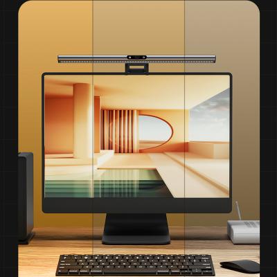 China Lighting Newest Web Camera With LED Light Lamp Bar Above Dual Monitor Screen Top Hanging Light Desk Lamp Mounted PC Computer Webcams for sale