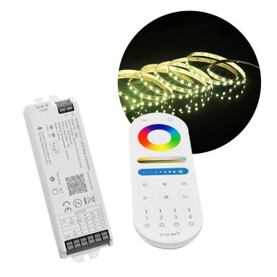 China PC 5 ​​in 1 Led Control Floor Touching App 12ch Wec2 Wifi Rgbww One Controllerd Kit T1000s Wireless Switch Dimmer RGB Strip Controller for sale