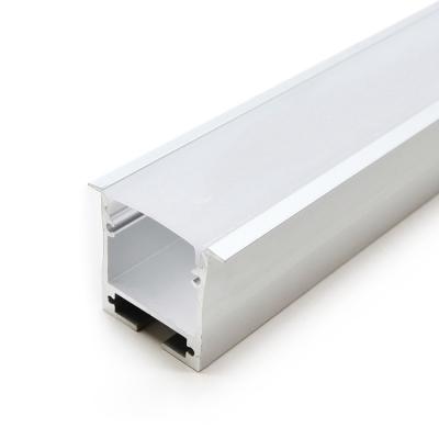 China 2515 120 Cm Aluminum Strip Furniture Manufacturers Aluminum Door Recessed Square Edge Module Linear Exposure Led Profile for sale