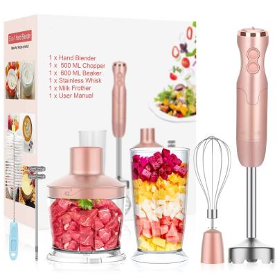 Κίνα FDA Electric Hand Hand Food Blender 600W 800W Pink Hand Blender προς πώληση