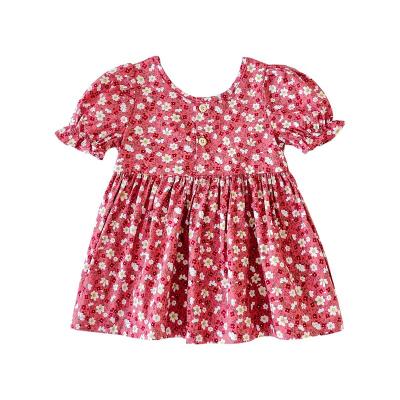 Cina Newest Breathable Floral Print Toddler Girls Skirts Comfortable Skirt Boutique Korean Baby Skirts For Girls in vendita