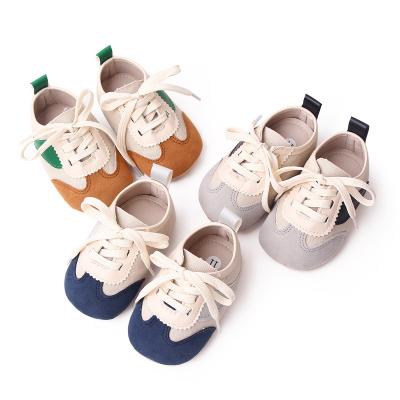 China Prewalker Rubber Resistant Baby Shoes Breathable Baby Canvas Sneakers Boutique Baby Athletic Shoes for sale