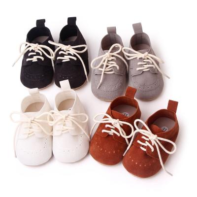 Cina Newest Design Baby Toddler Shoes Girls Boys Baby Shoes Rubber Lace Up Wholesale Anti Slip Shoes in vendita