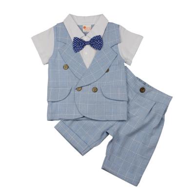 China Best Selling Casual Baby Sweat Suit Sets Birthday Suits Soft Comfortable Baby Outdoor Wear Baby Boy Suit Outfits for sale