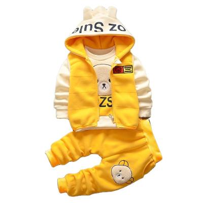 중국 Casual Hot Sale Boys Spring Clothing Set 3 Pcs Baby Winter Clothes Set Cartoon Baby Boy Clothing Sets 2 3 Years Old 판매용