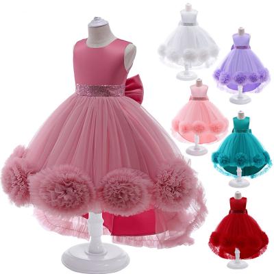 China 2023 New Baby Girl's Luxury Dress Breathable Cotton Dress For Baby White Kids Long Dress Dresses for sale