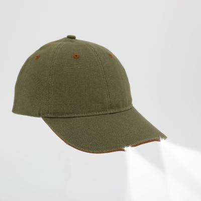 China Customized COMMON Sports 6 Panel LED Light Relaunch Hat For Hunting Running And Fishing for sale