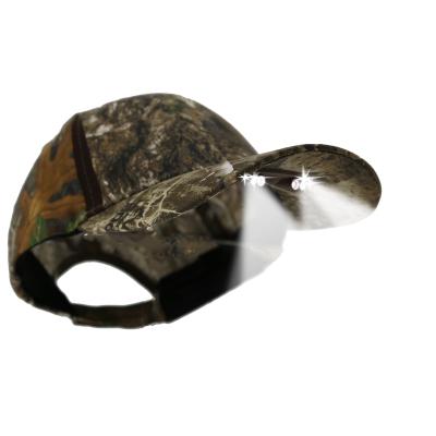 China Camouflage JOINT Army Real Tree Light LED Baseball Hunting Cap Military Hat For Man for sale