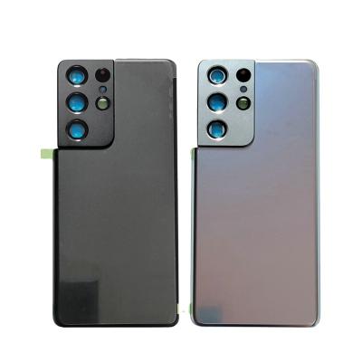 China Original Metel Back Glass Housing For Samsung Ultra Back Galaxy S20 S21 Puls Battery Door Cover Housing for sale