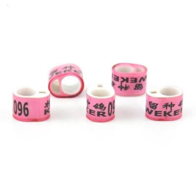 China 8mm Viable Foot Rings Live Pigeon Rings Packing Standard FCI Multi Color Birds Foot for sale