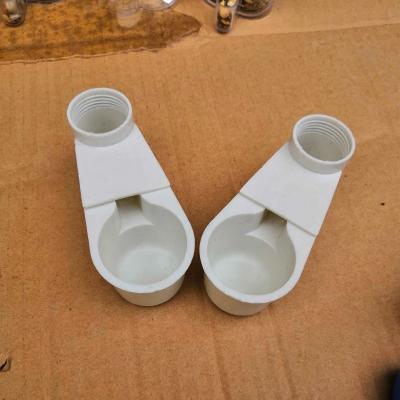 China Sustainable Animal Plastic White Color Bird Water Bottle Pet Pigeon Quail Water Feeder for sale