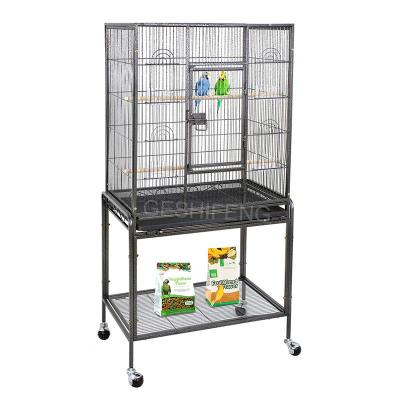 China Stocked Black Finches Love Bird Parrot Aviary Breeding Bird Cage Extra Large Outdoor Bird Cages Canary For Sale for sale