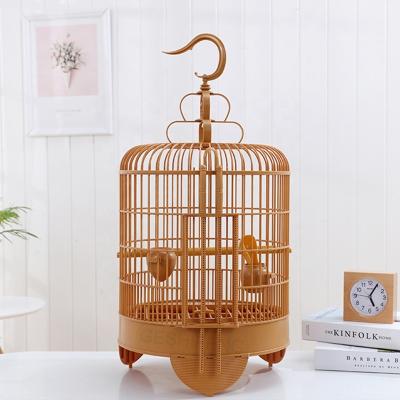 China Deluxe Birdcage Parrot Thrush Myna Bird Cage Plastic Bird Cage For Parrot for sale