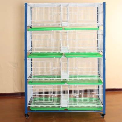 China Wholesale Stocked 4 Tier Indoor Metal Stainless Steel Foldable Pigeon Breed for sale