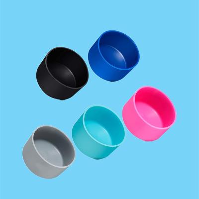 China Non Spill Amazon Silicone Protective Boot Wide Mouth Water Bottle 12-40oz Sleeve Cover Anti-Slip Bottom Water Bottles Accessories for sale