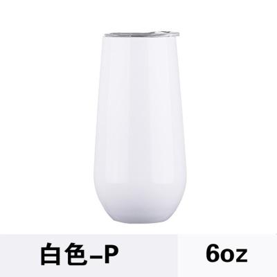 China Viable Wholesale Reusable Cocktail Tumbler 6oz Leak Proof Stainless Steel Coffee Mug Champagne Toasting Glasses for sale