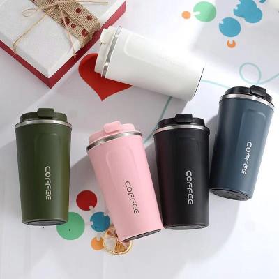 China Wholesale Water Sustainable Vacuum 13oz/17oz Mug Stainless Steel Insulated Coffee Mug With Lid Thermos Flask for sale