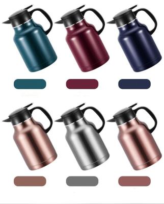 China Wholesale Viable 1600ml Large Capacity Thermos Mug 304 Stainless Steel Insulated Coffee Pot With Customized Logo And Color for sale