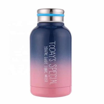 China Wholesale Viable Gradient Color Vacuum Water Bottle Stainless Steel BPA FREE Insulated Milk Bottle For Kids Thermos Flask for sale