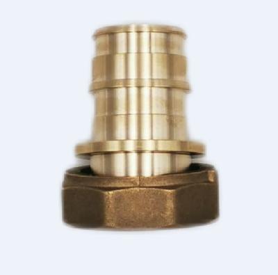 China PEX Pipe Lines Connect Manufacture Supply F1960 Brass Expansion Fitting Quick Connect Female Swivel Adapter For PEX-A Pipe for sale