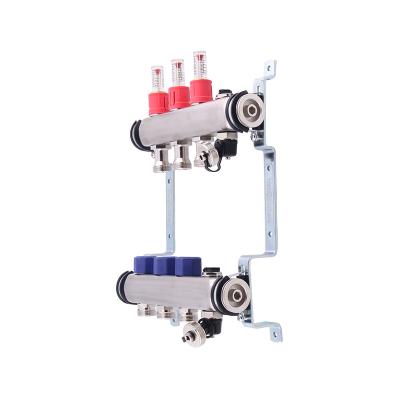 China Heater Parts Professional Manufacbrass mixing controlstainless steel heating manifold for sale