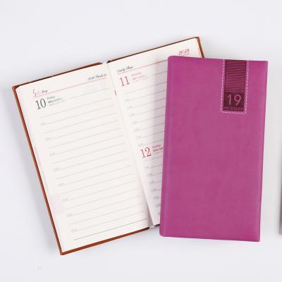 China Custom hardcover a6 pocket calendar notebook agenda with design for sale