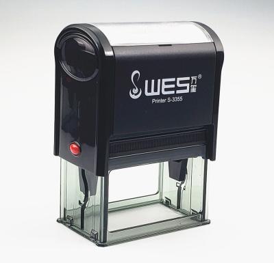 China 100% Eco-Friendly WES Stamp Mat Concrete Stamping Foil SELF INKING STAMP S-3355 for sale